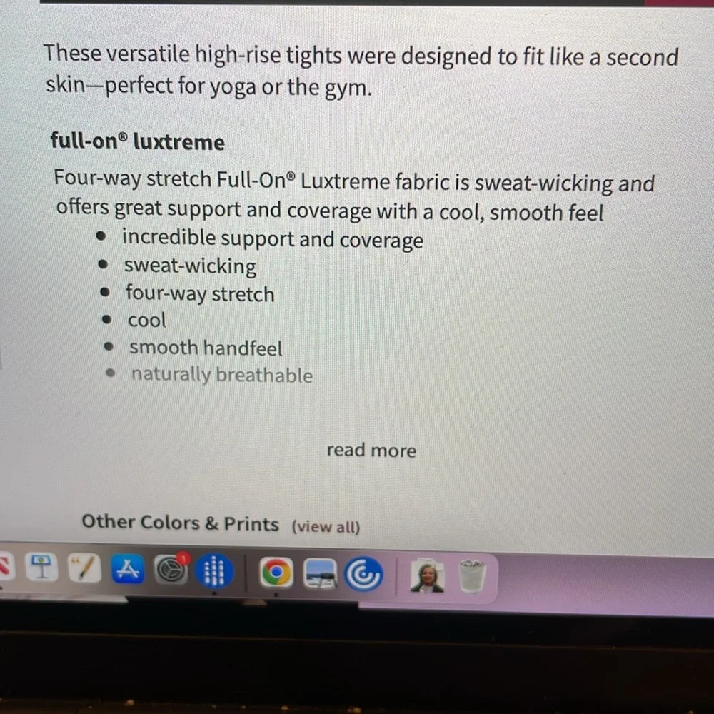 Lululemon Wunder Under leggings in Shibori print sz 4 - Picture 4 of 8